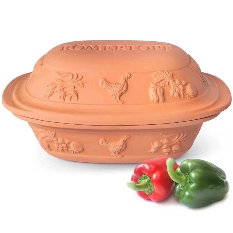 Römertopf Rustico 2 129 05 Clay Pot for 2-6 Persons 5 kg