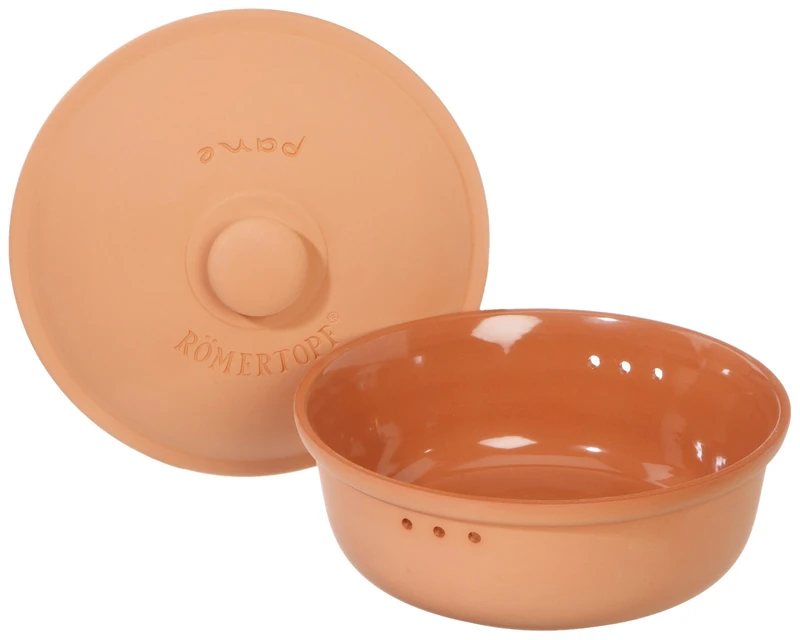 Römertopf 2 809 05 Bread Crock Round Dimensions: 29 x 11cm Colour: Terracotta - Image 1