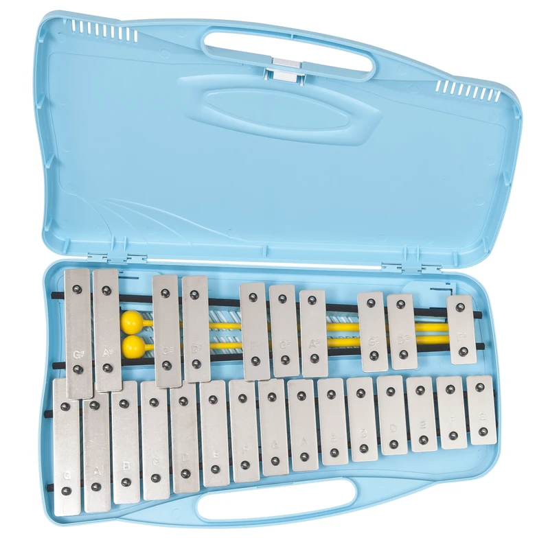 Angel AX25K G2-G4 25 Note Glockenspiel, Blue