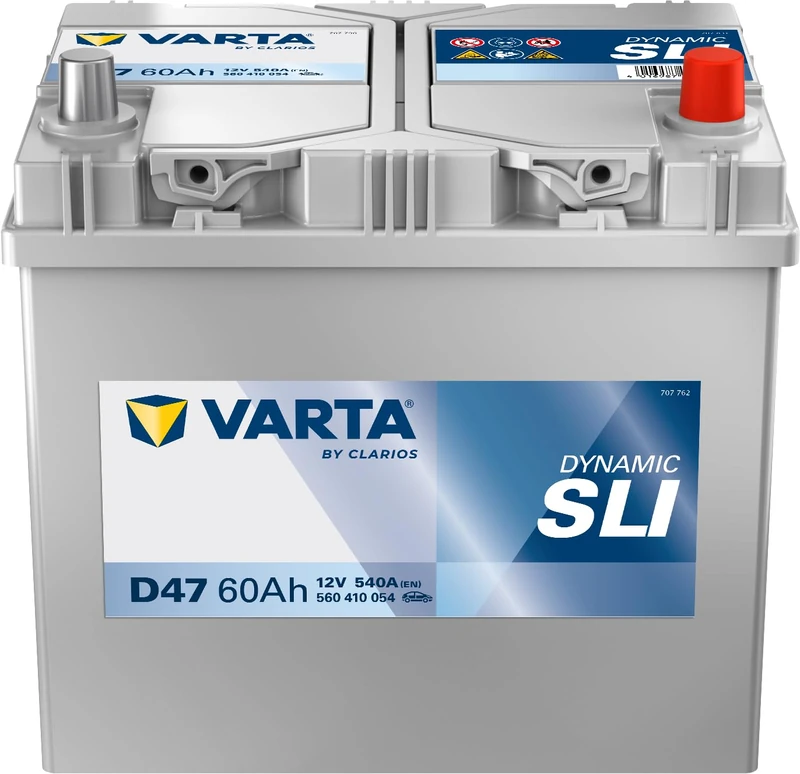 VARTA D47 Blue Dynamic Car Battery - 560 410 054 (60Ah, 12V)