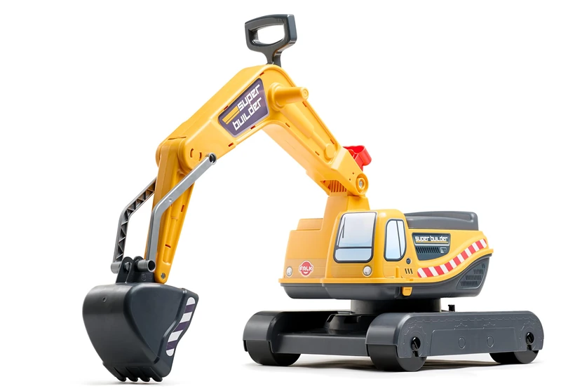 Falk Excavator Power Shift L100 Sit and Ride (2-5 years), Yellow