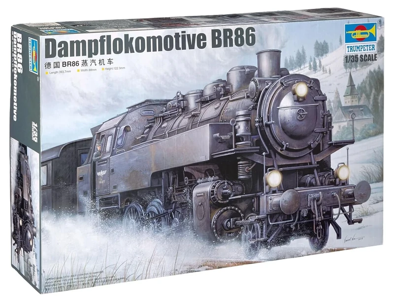 Trumpeter 1:35 - Br-86 DamPflokomotive