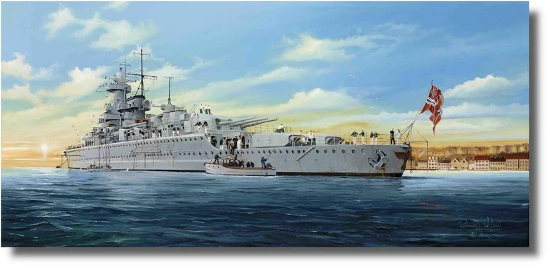 Trumpeter 1:350 Admiral Graf Spee German Pocket Battleship Kit