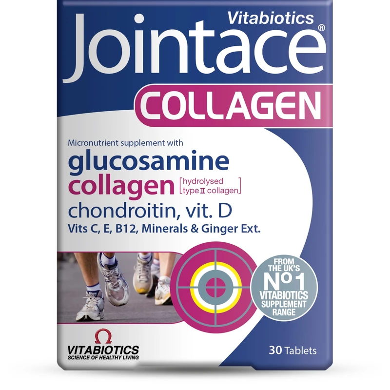 Jointace Collagen by Vitabiotics - Advanced Bone & Cartilage Support - Includes Collagen, Glucosamine & Chondroitin & Ginger
