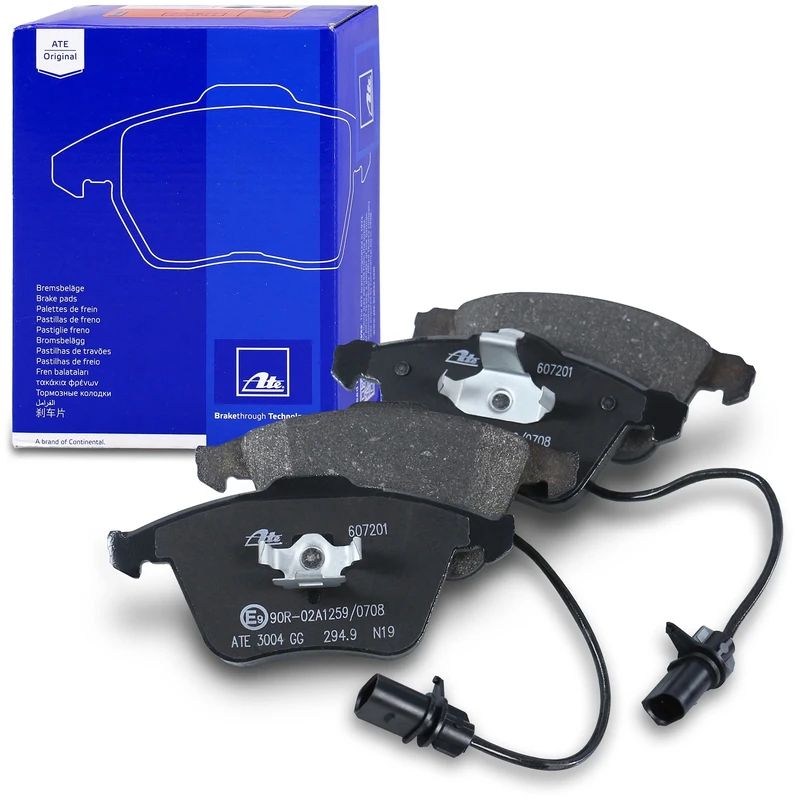 ATE Original Brake Pads Pad Set for Disc Brake 13.0460-7201.2 ECE-R90 Road Legal