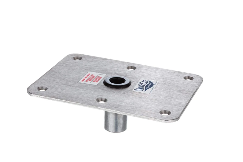attwood Swivl-Eze SP-66839 Lock'N-Pin Stainless Steel Non-Threaded Boat Seat Post Base
