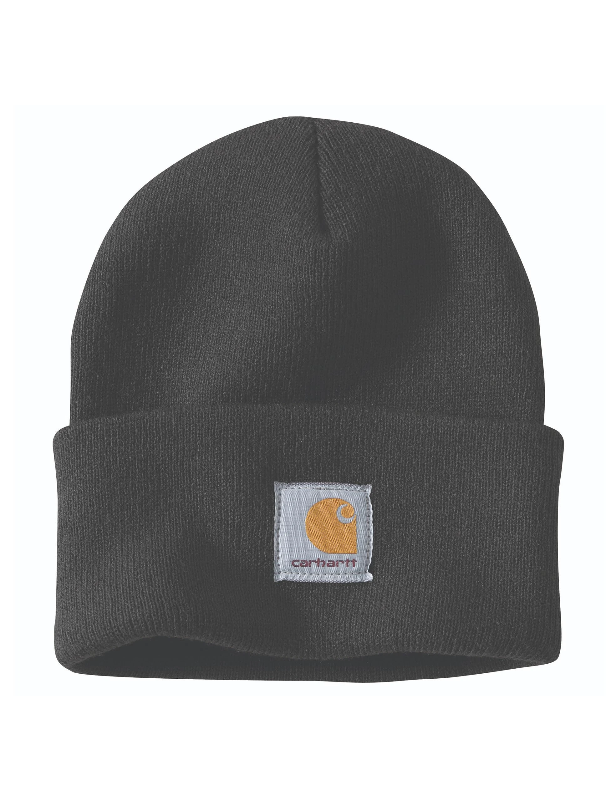 Carhartt Mens A18 Stretchable Rib Knit Acrylic Watch Beanie Hat