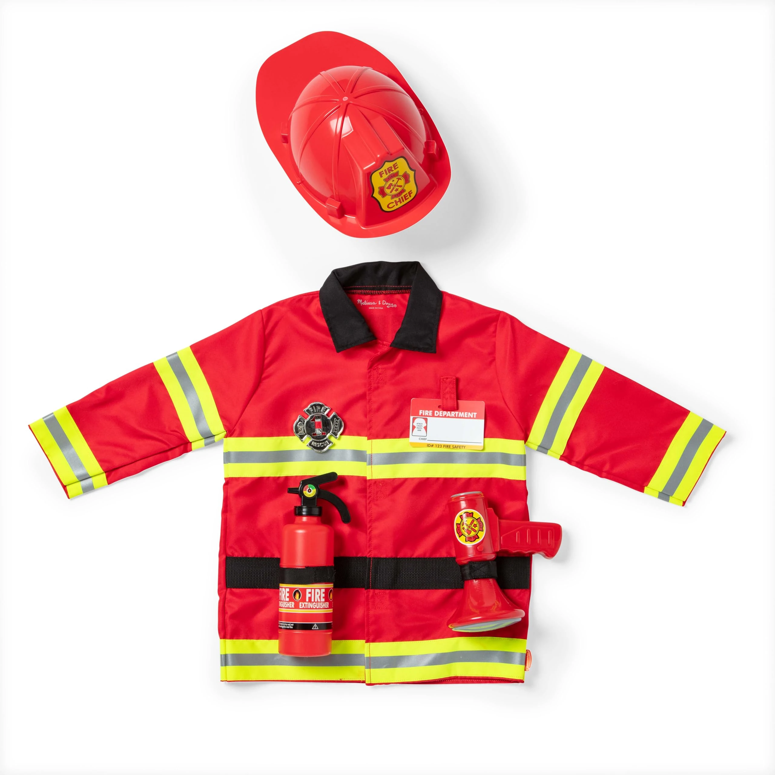 Melissa & Doug Fire Chief Role Play Costume Set