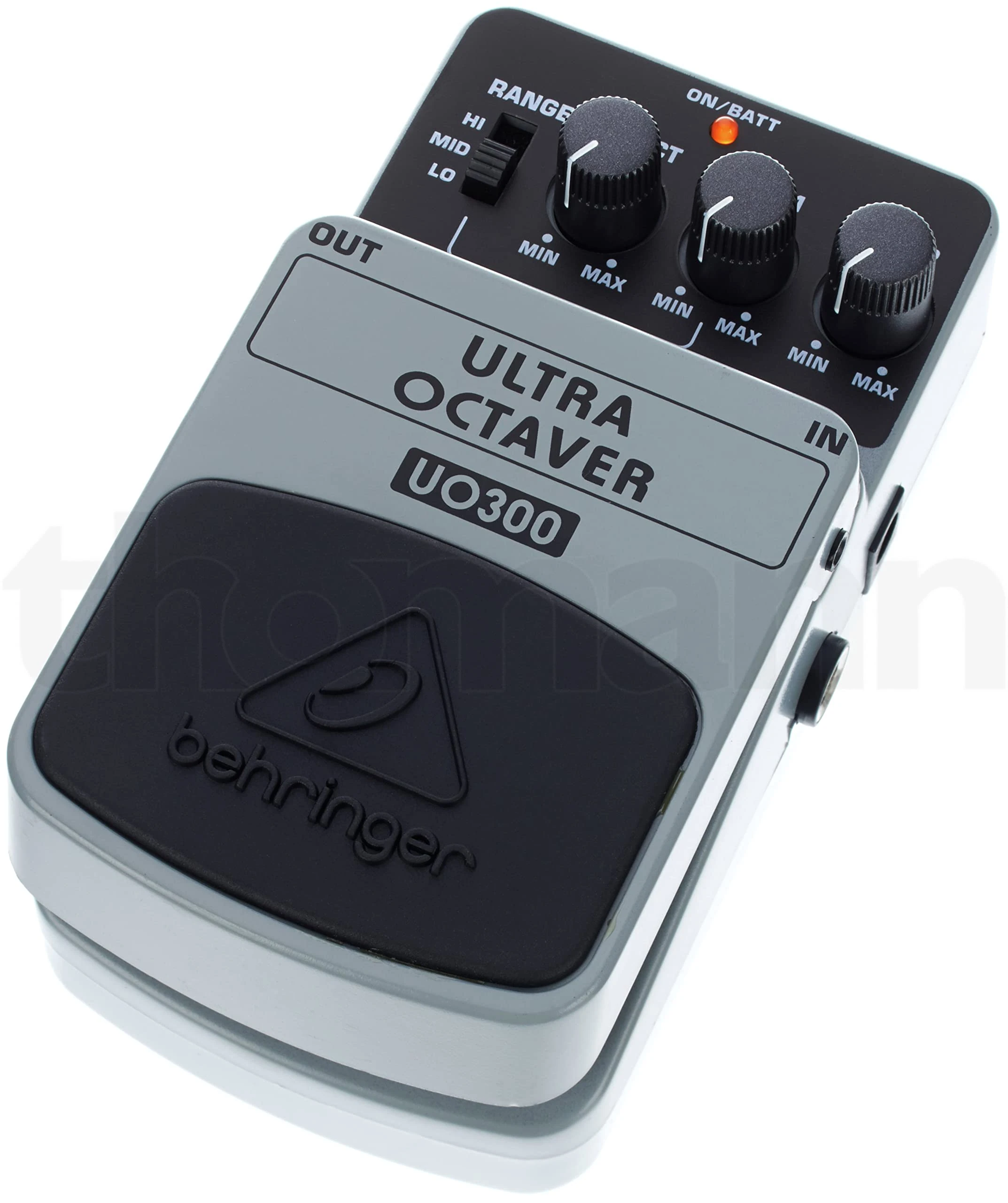Behringer UO300 Ultra Octaver Guitar Effects Pedal 3-Mode Octave Shifter for Rich Bass Tones with Direct Volume Control