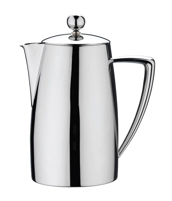 Café Stal Thermal Wall Art Deco Range 18/10 Stainless Steel Mirror Finish Cafetiere, 6-Cup