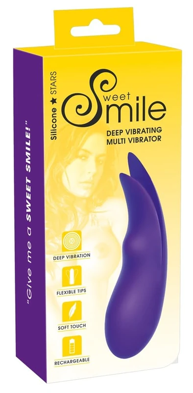 Sweet Smile Vibrator-5524700000 Vibrator Purple 18.6 cm