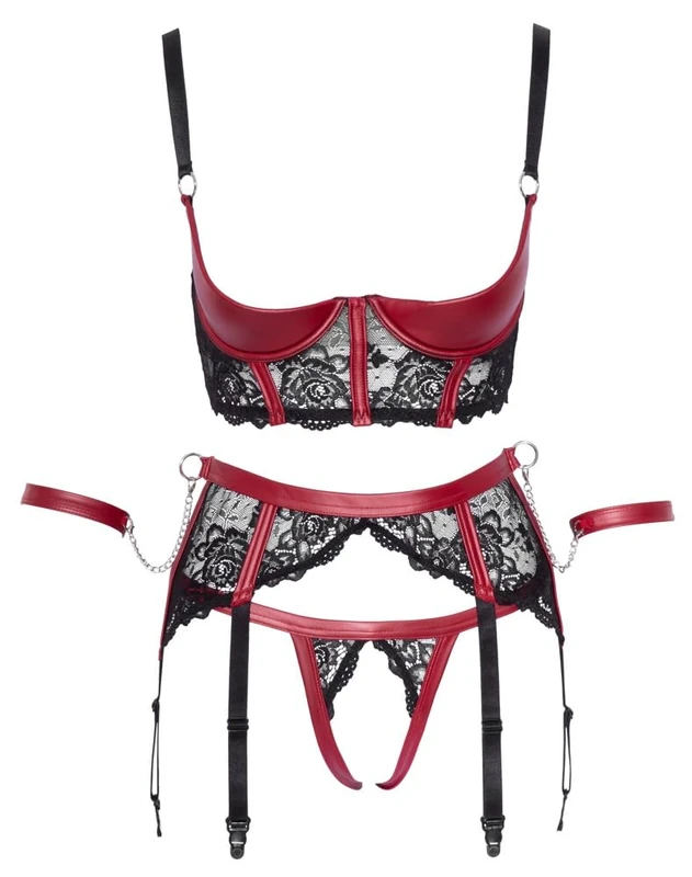 Cottelli Bondage Shelf Lifting Set Black S