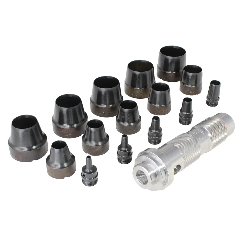 Mayhew Pro 66000 1/8-Inch to 1-3/16-Inch Imperial SAE Hollow Punch Set, 16-Piece