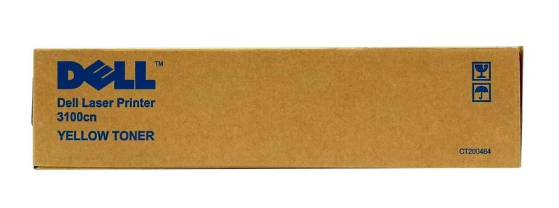 Dell High Capacity Yellow Toner (Yield 4,000 Pages) for Dell 3100cn Laser Printers - Image 1