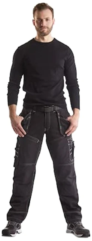 Blakläder 150013809900C54 Size C54 "X1500" Craftsman Trousers - Black