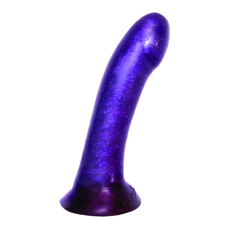 Strap On - "Skyn" Silicone Dildo - Violet Pearl