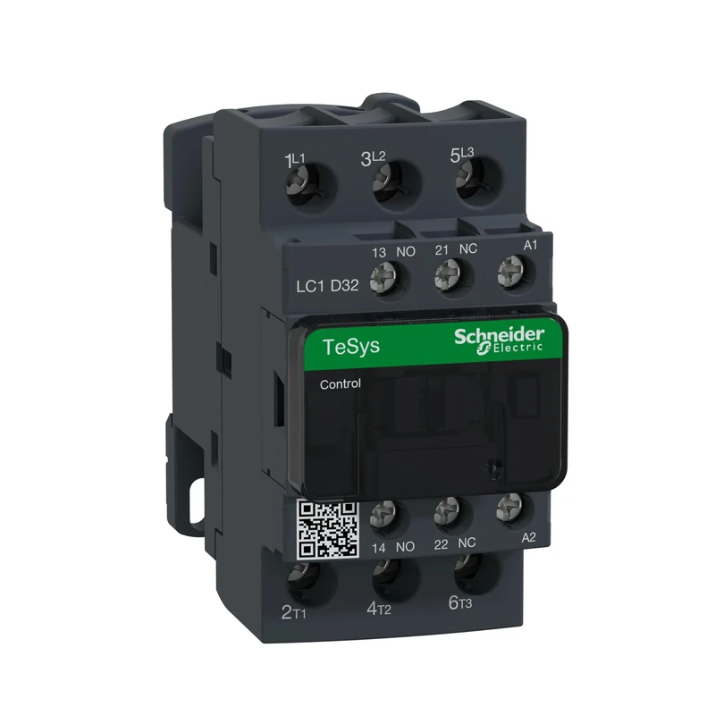 Schneider Electric TeSys Deca contactor,3P(3NO),AC-3/AC-3e,=440V 32A,220V AC coil,LC1D32M7