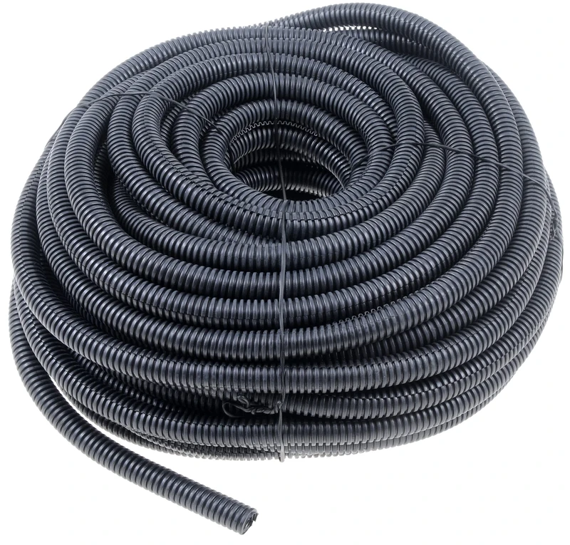 Dorman 86632 3/8 In. Black Flex Split Wire Conduit - 100 Feet - Image 1