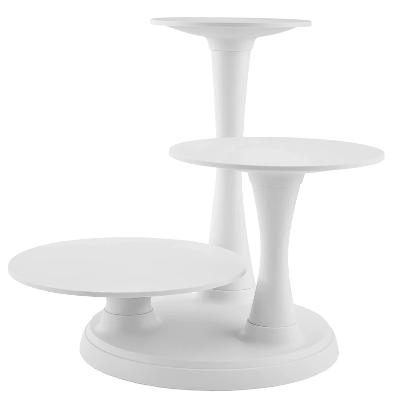 Wilton 3 Tier Pillar Cake Stand, 41.1 x 50.1 cm (17 x 19.75 in) high