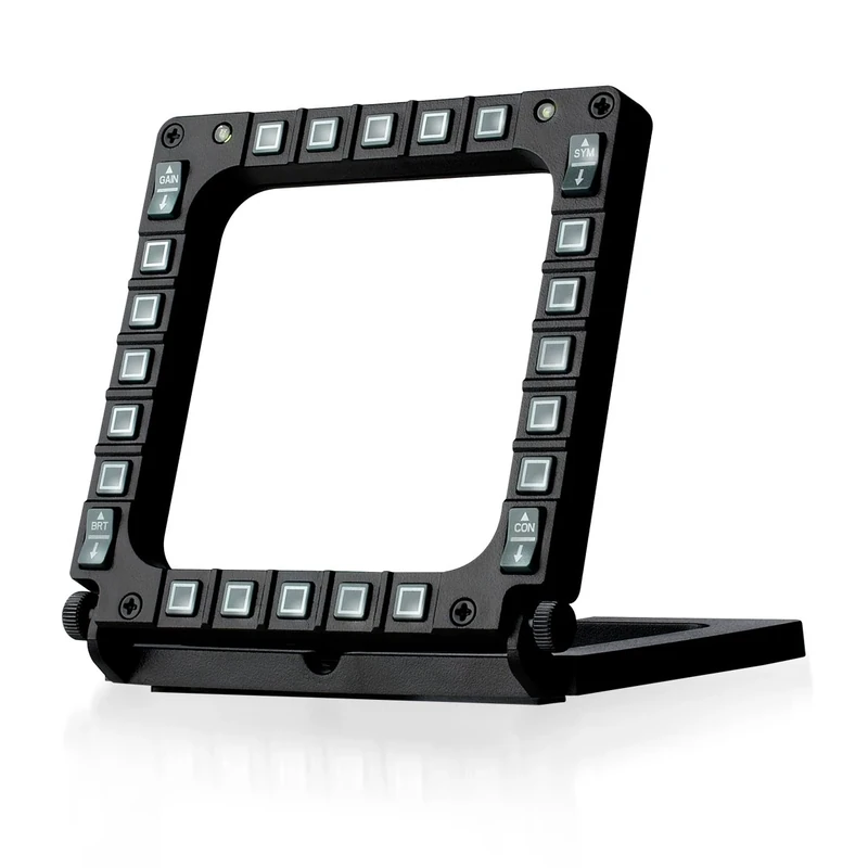 Thrustmaster MFD Cougar Pack - Pair of Programmable USB Cockpit Panels with 20 Buttons and 4 Switches per MFD