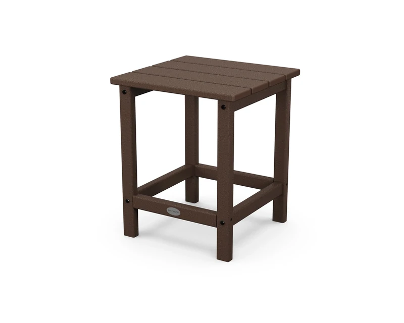 Polywood ECT18MA Long Island 18" Side Table, Mahogany