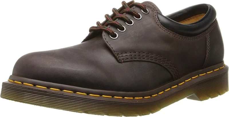 Dr. Martens Men's 5 Eye Oxford - Dark Brown Crazy Horse
