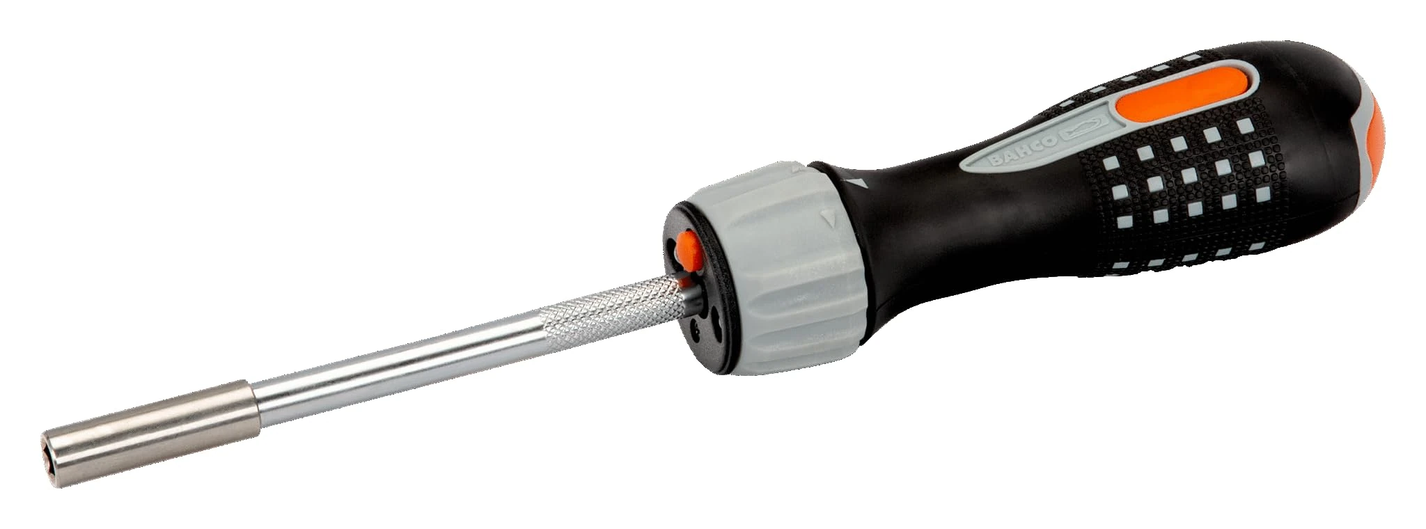 Bahco 808050L 1/4" Ratcheting Bit Holder Screwdriver with LED Light