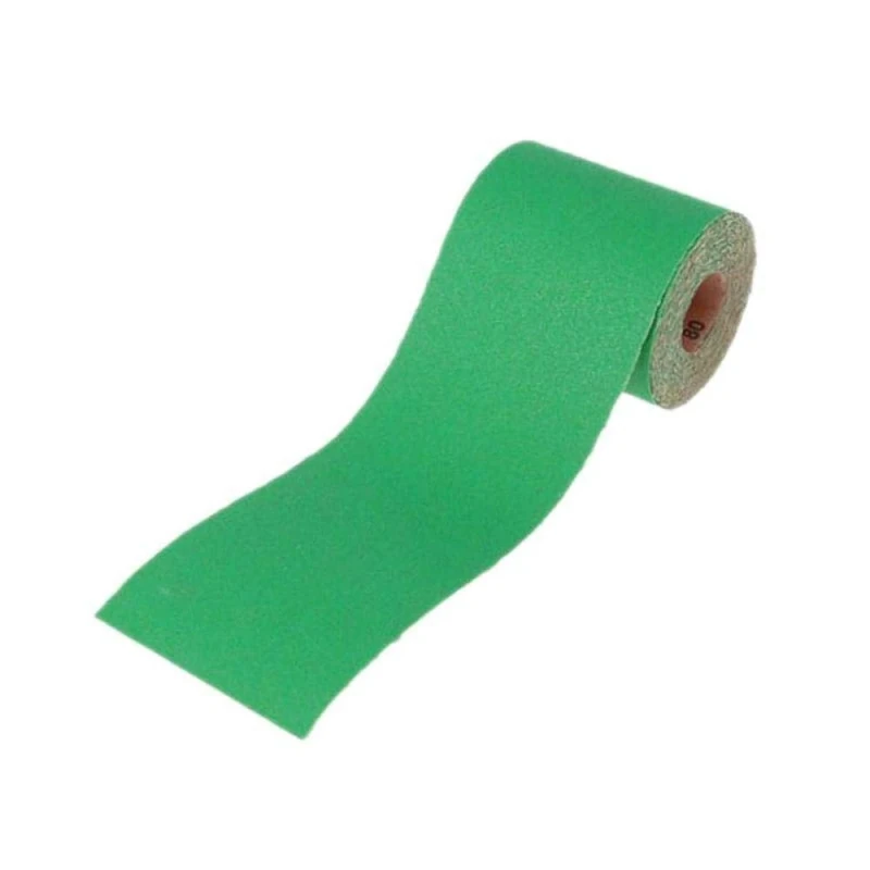 Faithfull FAIAR10080G 50M MEDIUM Sandpaper (80 grit) 100mm wide Aluminium Oxide Roll - Green