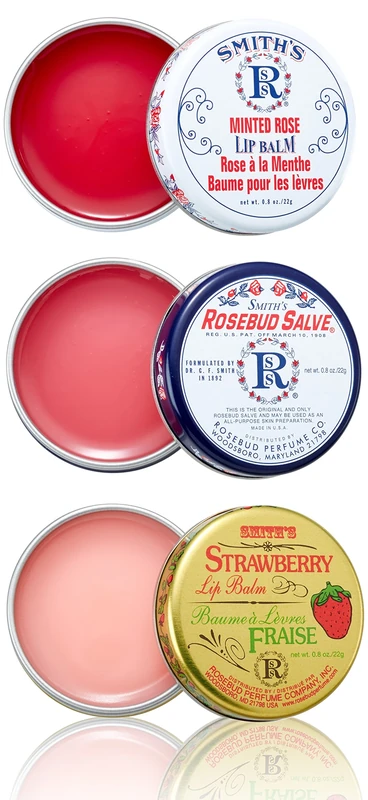 Smith's Rosebud Salve Lavish Layers of Lip Balm