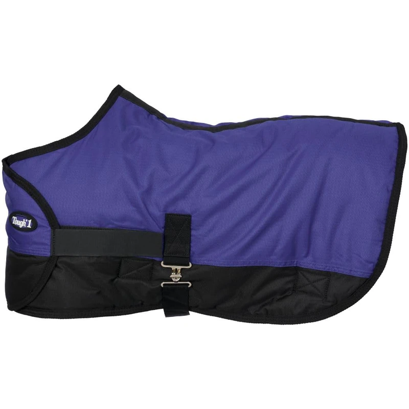 Tough 1 600D Waterproof Poly Adjustable Foal Blanket, Purple, Medium - Image 1
