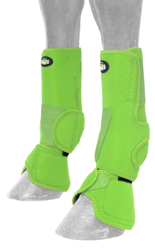 Tough 1 Performers 1st Choice Combo Boots, Neon Green, Medium