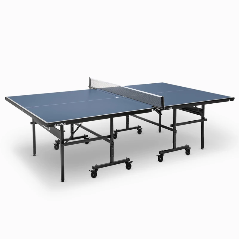 JOOLA Inside 15 Table, Inside - Professional MDF Indoor Table Tennis Table with Quick Clamp Ping Pong Net and Post Set - 10 Minute Easy Assembly - Ping Pong Table with Single Player Playback Mode