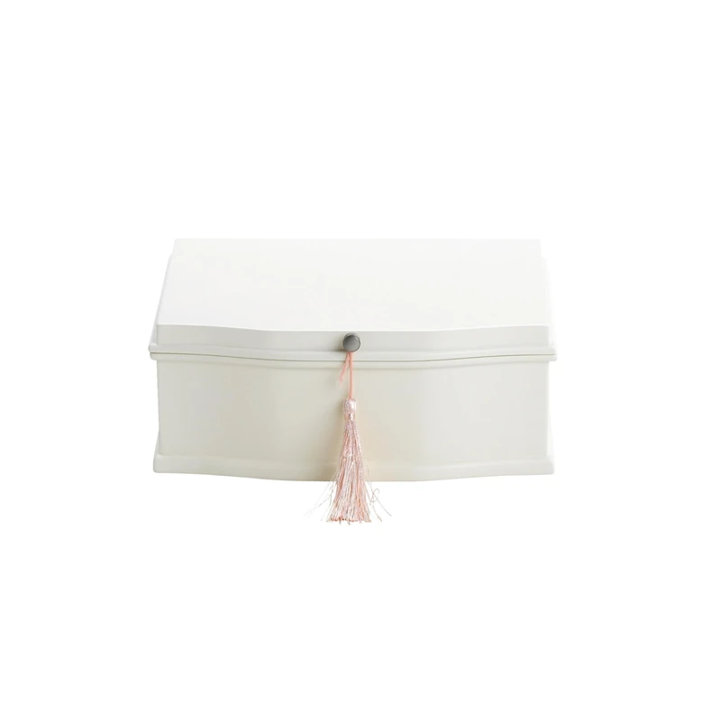 Reed & Barton Ballerina Musical Jewelry Box, 5.65 LB, White - Image 1