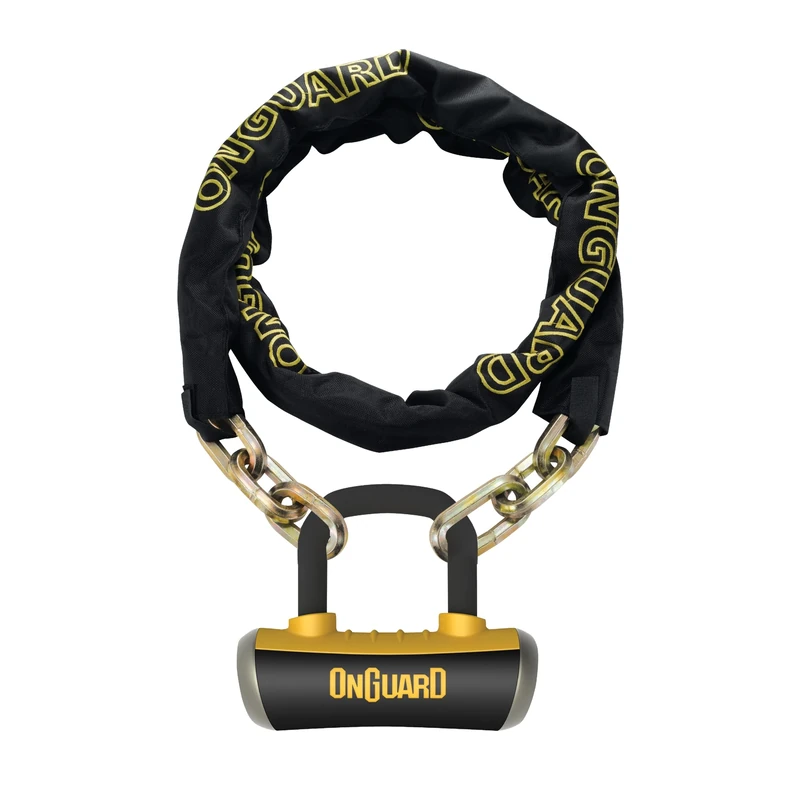 Onguard 8020 Mastiff Integrated Key Chain Lock - 3.57' X 0.39"[110CM X 10MM] Black