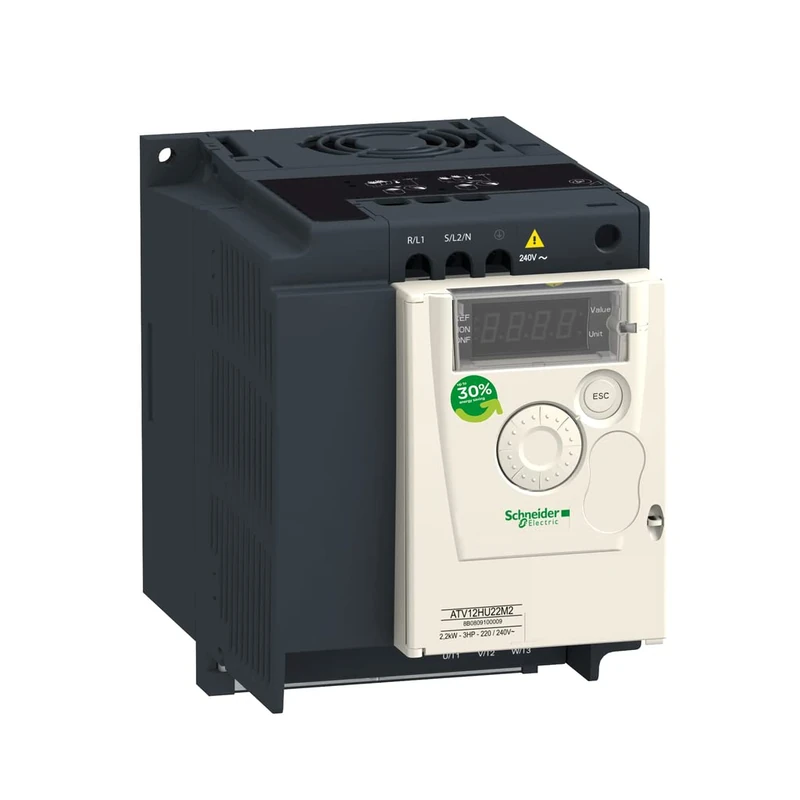 Best Price Square DRIVE, V/S, ATV12, 240V, 1.5KW, 1PH ATV12HU15M2 By SCHNEIDER ELECTRIC - Image 1