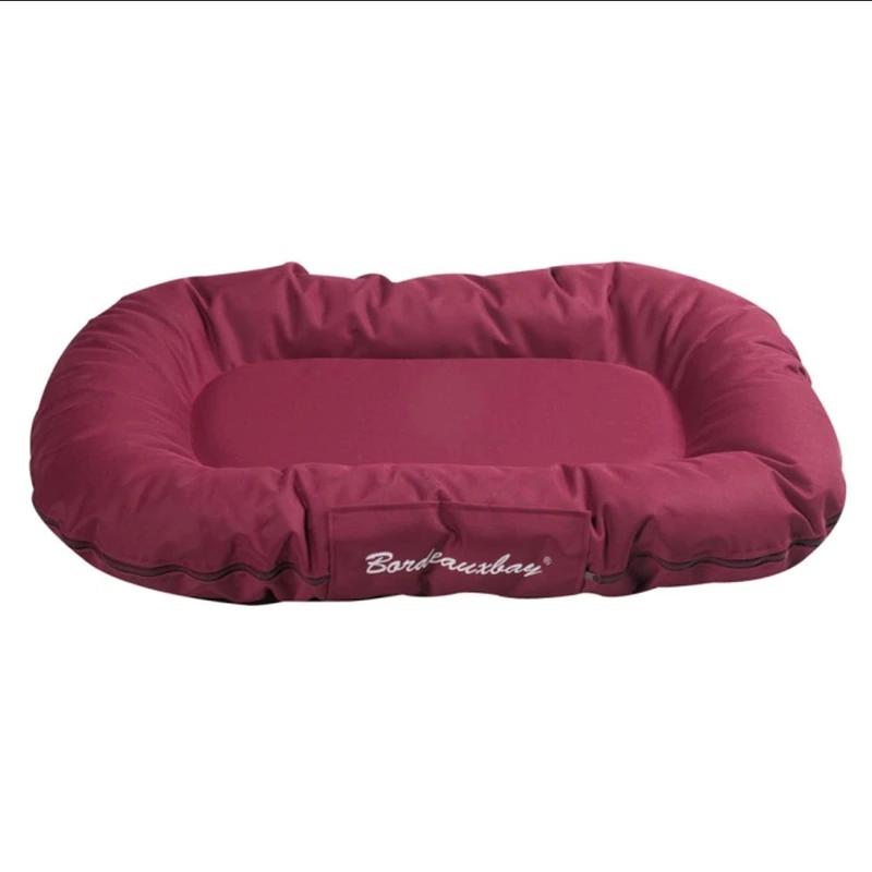 Karlie Dog Cushion Oval, 100 x 75 x 15 cm, Bordeaux Red