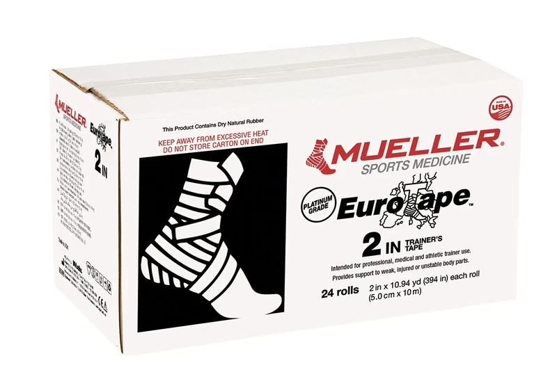 MUELLER M Tape Platinum Zinc Oxide Tape 5 cm x 10 m, 24 Rolls