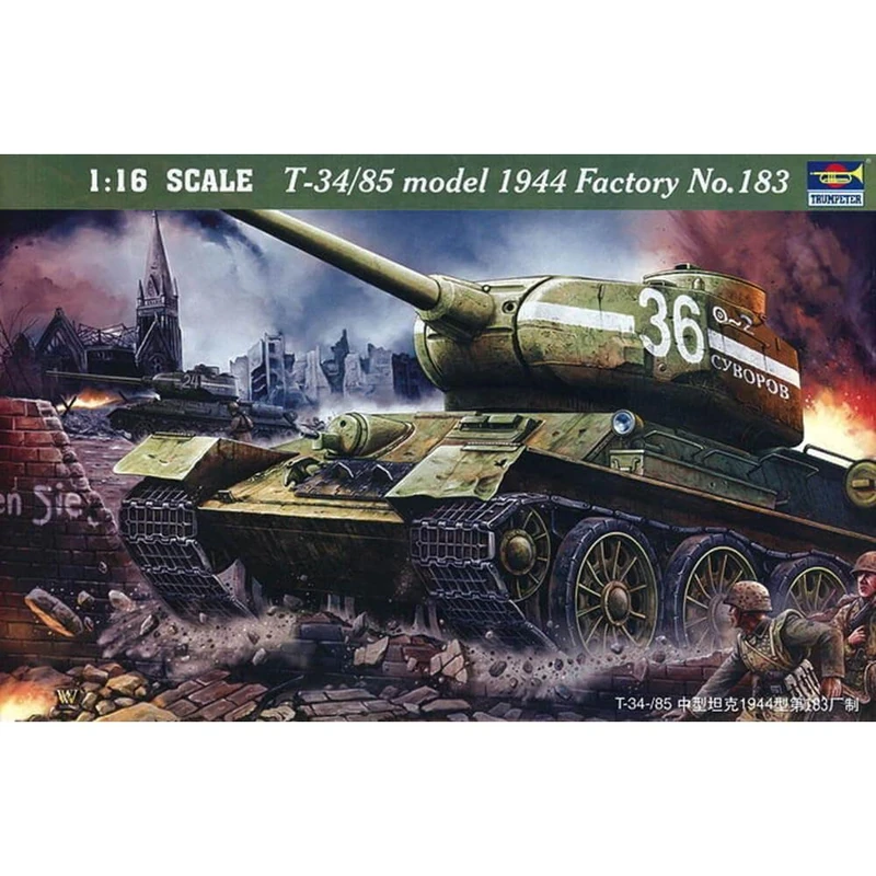 Trumpeter 1:16 - T-34/85 (Mod.1944) Factory No 183