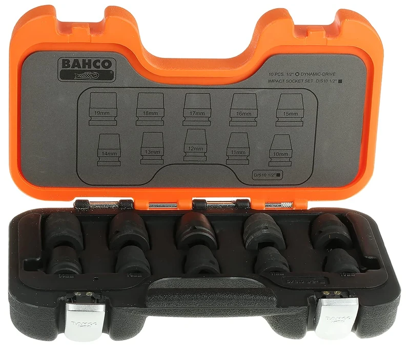 Bahco D/S10 1/2-Inch Impact Socket Set Drive