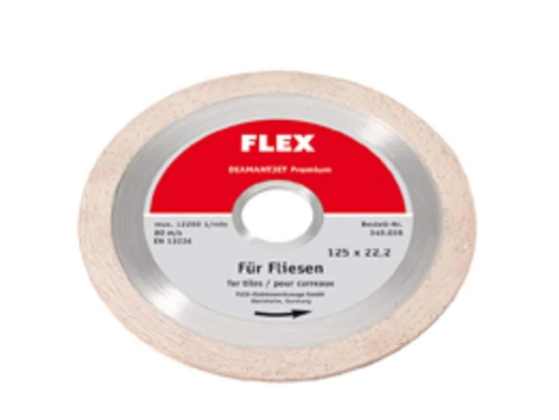 FLEX A349.038 Disc De Diamante O 125 para Ceramica for DIYers & Professionals, Built for Cutting and Finishing Jobs