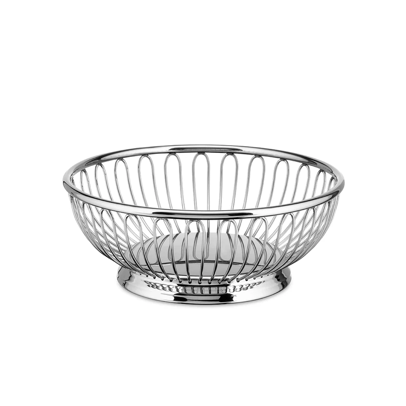 Alessi Round Wire Basket in Steel