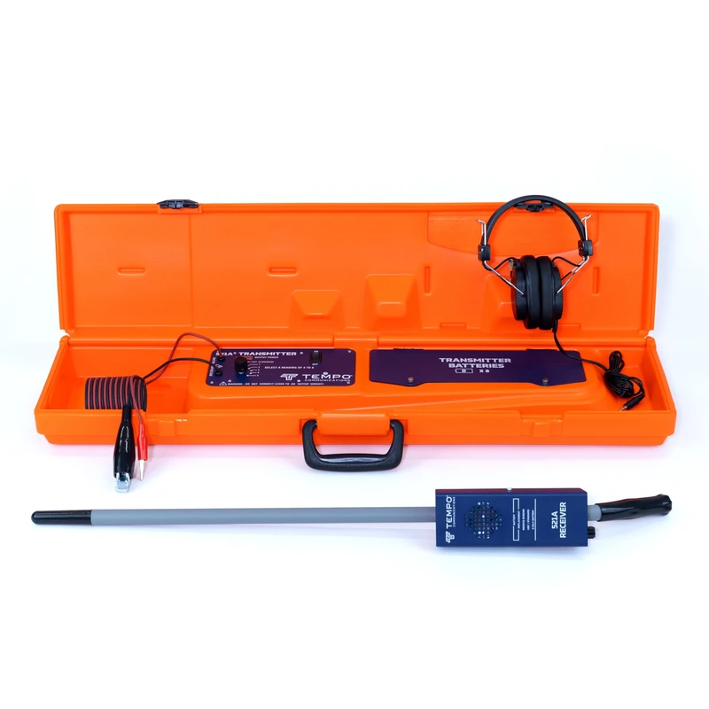 TEMPO Communications 521A Underground Wire and Sprinkler Valve Locator Tool | Trace Wire Path, Locate Sprinkler Irrigation Valves, Wire Breaks, Large Nicks, Solenoid Valves (2023 Model)