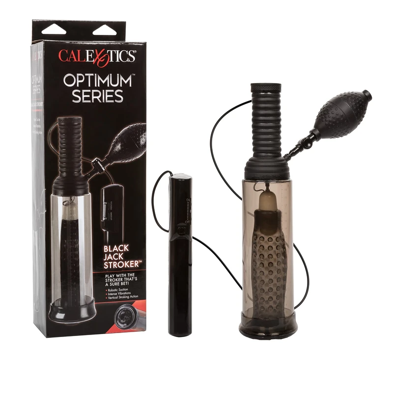 California Exotic Novelties Black Jack Stroker Clear
