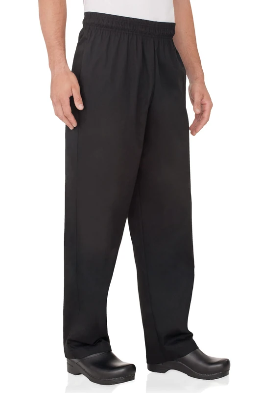 Chef Works Men's Essential Baggy Chef Pants, Small Check, 4XL