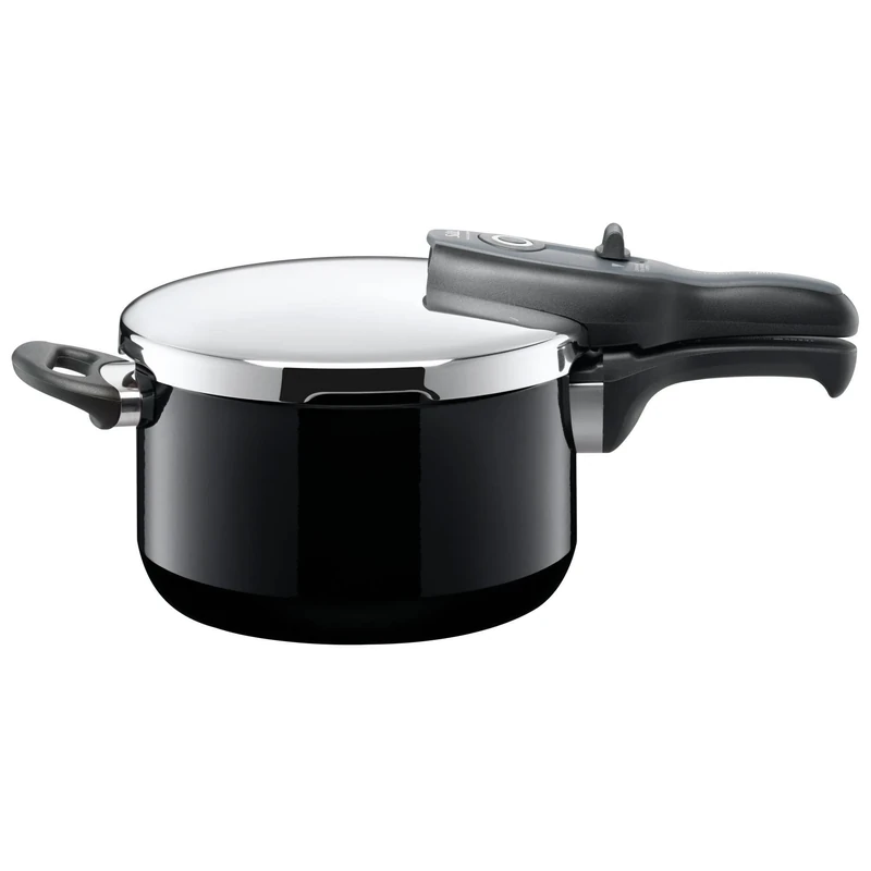 Silit 2120260196 Silargan Functional Ceramic Sicomatic T-Plus Pressure Cooker without Insert, Black, 22 cm, 4.5 Litre