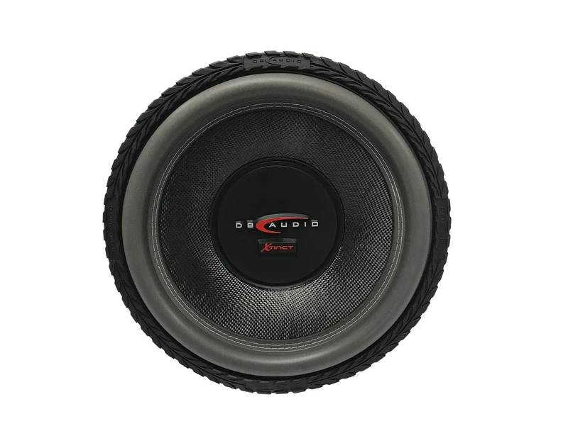 DB Audio XTINCT12 5000W 12" X-Tinct Subwoofer, 3" High Temp 4 Layer Coil, 1500W RMS, Kevlar, Red Finish