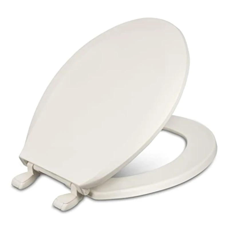 Centoco 1200BS Toilet Seat, Biscuit, Round