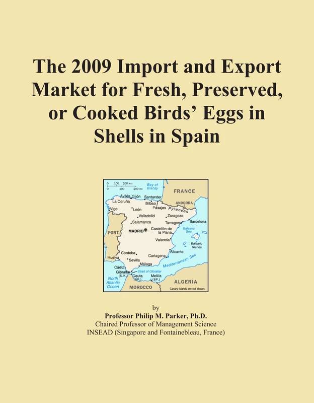 2009 Spain Import Export Market Fresh Preserved Cooked Birds Eggs