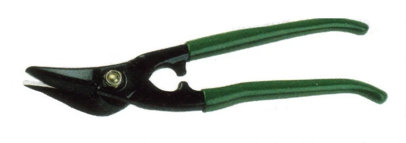 Bahco 583D Offset Left Metal Shears with PVC Coated Handles, Green/Black, 280 mm