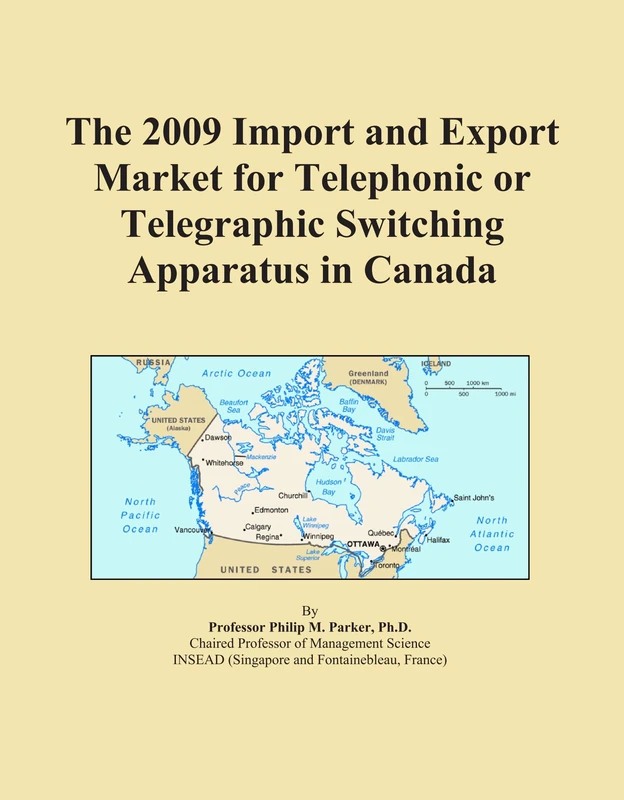 The 2009 Import and Export Market for Telephonic or Telegraphic Switching Apparatus in Canada